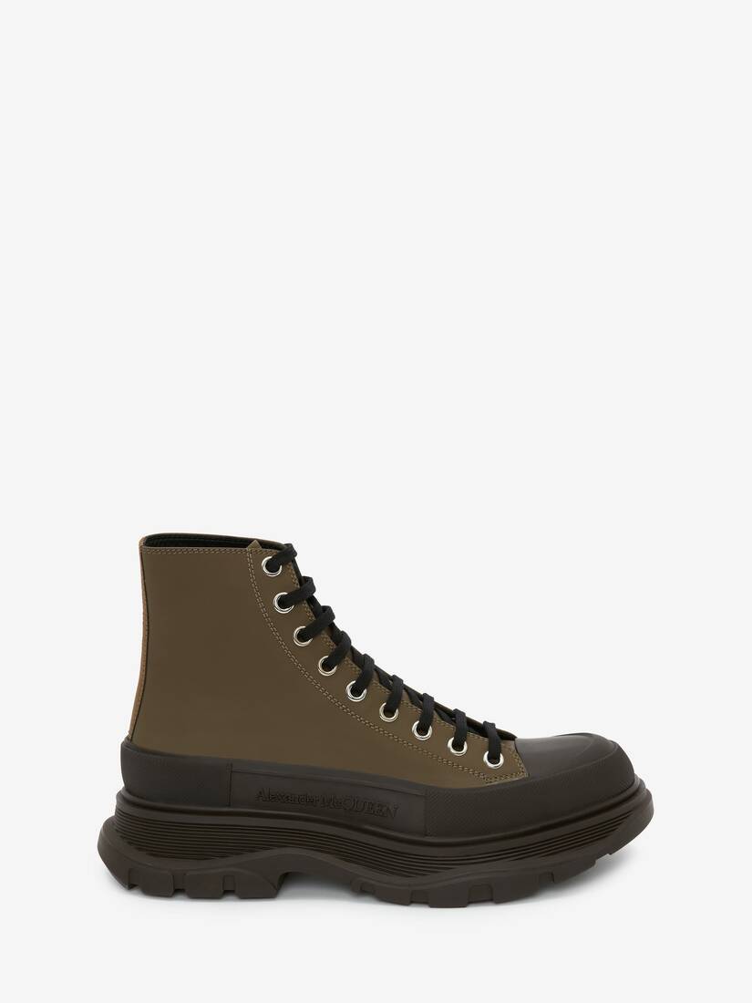 Botas Alexander McQueen Tread Slick Hombre - Verde Oliva - Mexico 869-EPCXNB